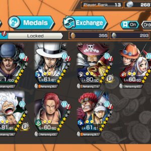 SPECIAL OPBR LUFFY G5 + KIZARU + 11EX + 600 DIAMONDS + Various BFs