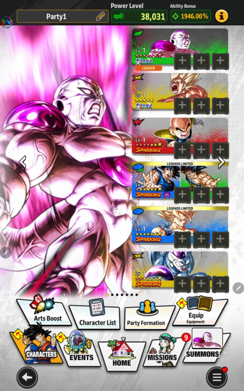 ⭐14 STAR NEW ULTRA FRIEZA + GOKU + SP/LL⭐