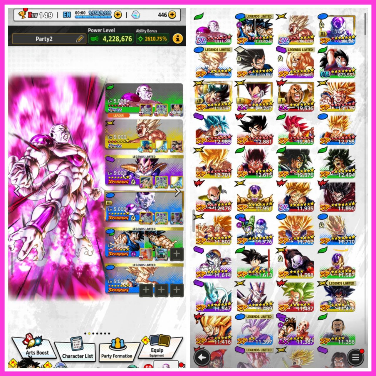 ⭐AMAZING 14 STAR NEW UL FRIEZA + UL GOKU 10⭐