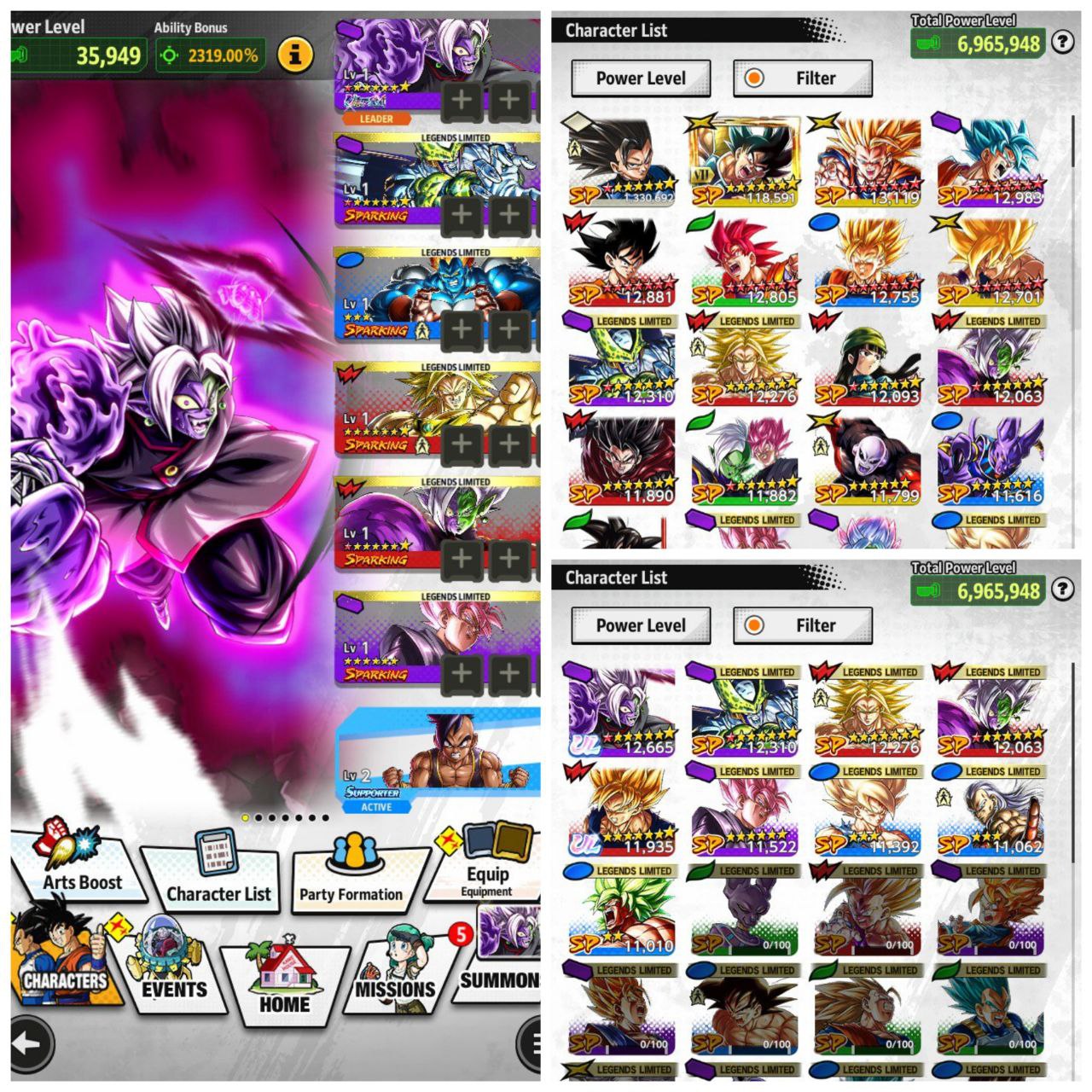 🔥DBL ULTRA FUSION CORR. ZAMASU 8⭐+ LL ANDROID 13🔥