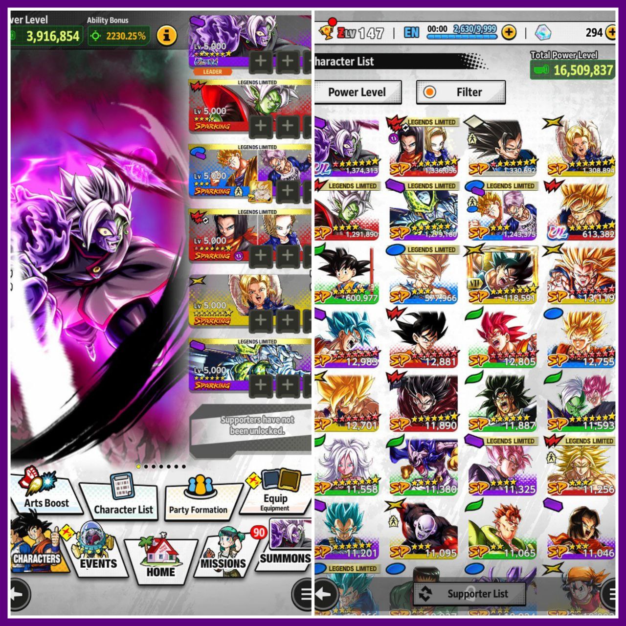 🔥DBL ULTRA FUSION CORR. ZAMASU 8⭐+ GREAT FUTURE TEAM🔥