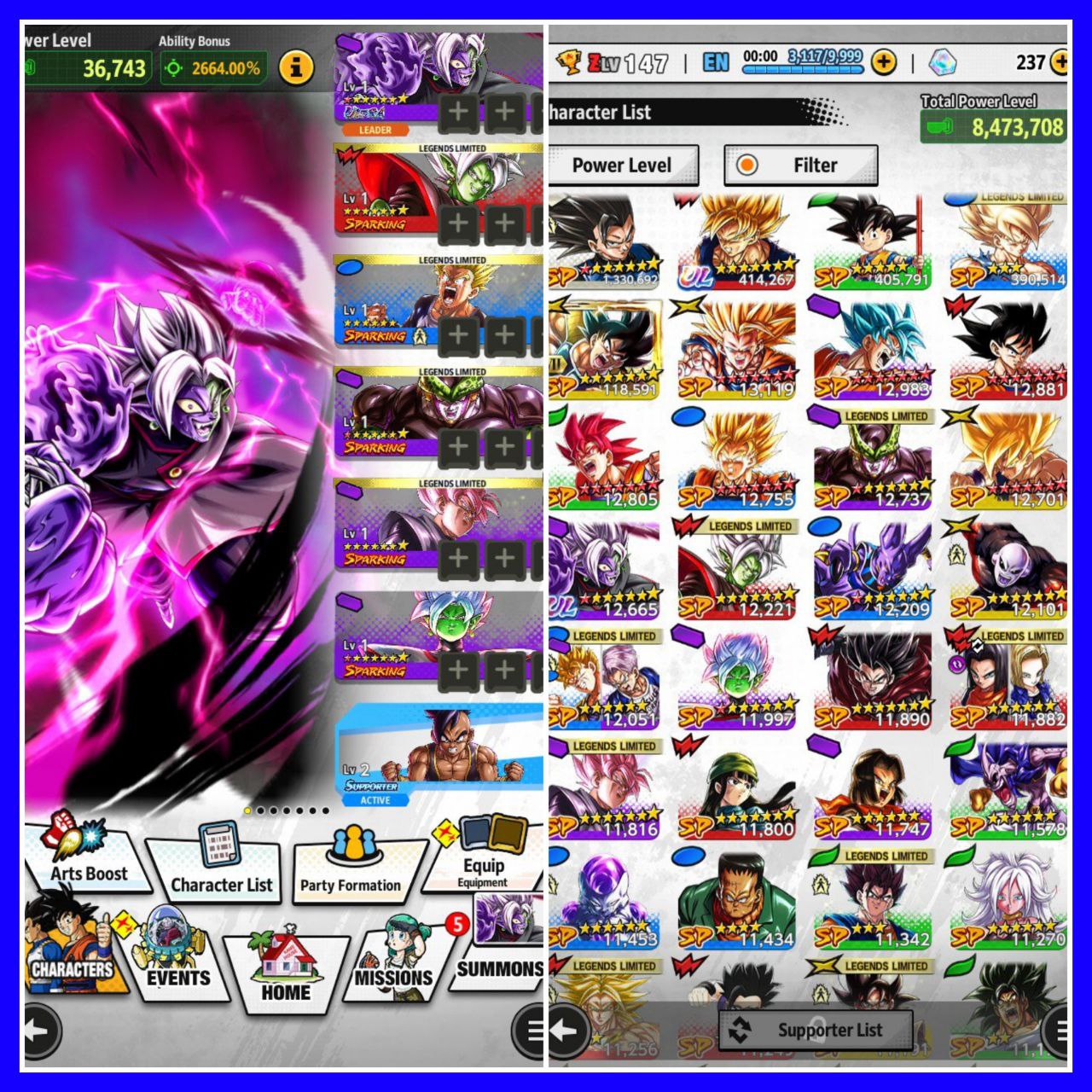 🔥DBL ULTRA FUSION CORR. ZAMASU 8⭐ + GREAT FUTURE TEAM🔥