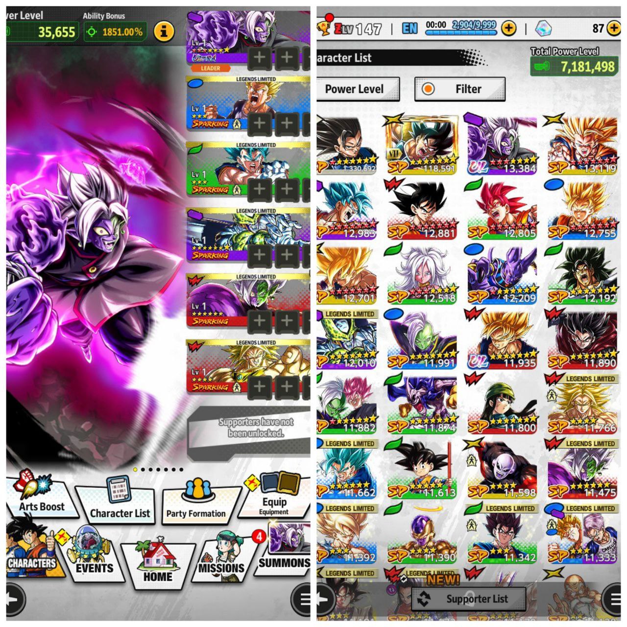 🔥DBL ULTRA FUSION CORR. ZAMASU 10⭐+ GOOD FUTURE TEAM🔥