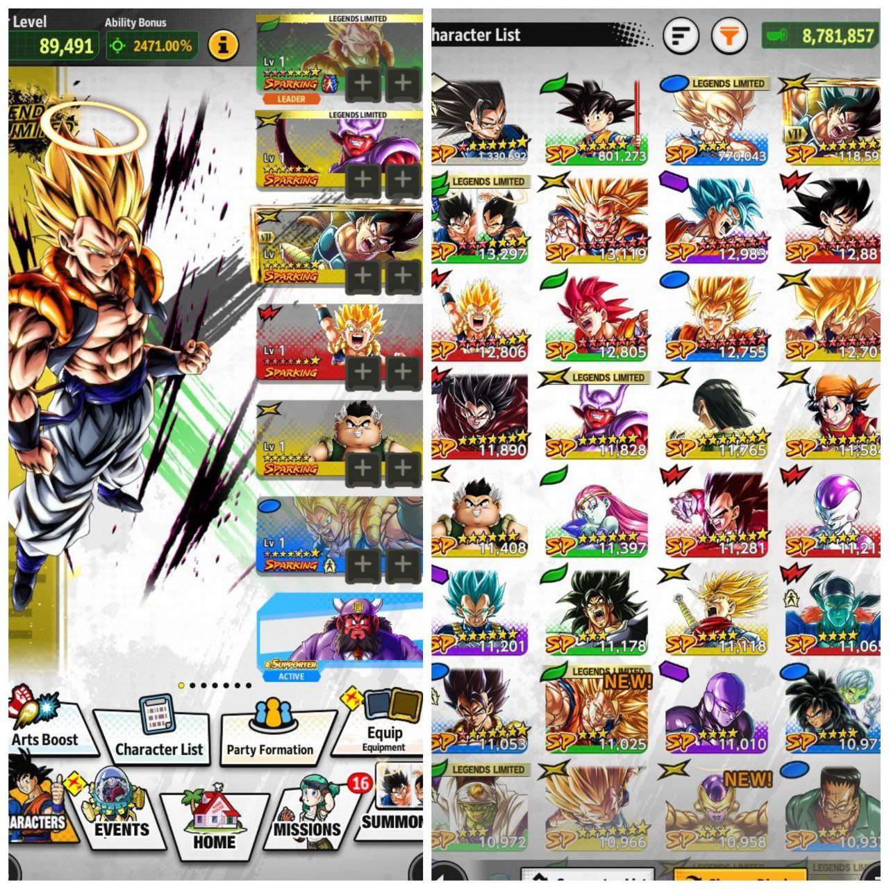 🔥DBL LL NEW GOGETA 9⭐+ LL SUPER JANEMBA 6⭐+40.000 Chrono🔥