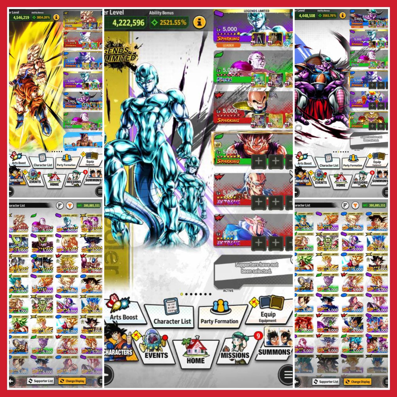 🔥DBL PERFECT GOKU / FRIEZA 14⭐+ LL COOLER HIGH ⭐++ 🔥