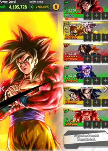 🔥DBL NEW UL GOKU SSJ4⭐+ GT TEAM⭐🔥