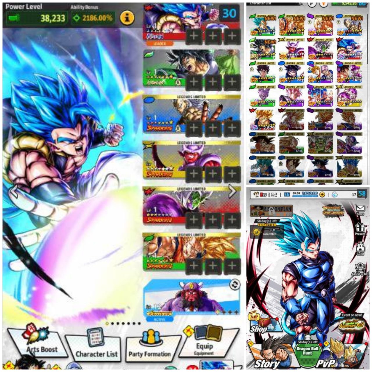 ⭐ANNY GOGETA BLU 14 STARS + FULL POWER BROLY 8 STARS⭐