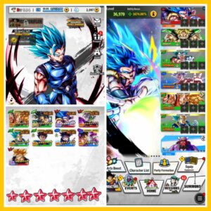 ⭐ANNY GOGETA BLU MAX 14 + FULL POWER BROLY 8 STAR +CHRONO⭐