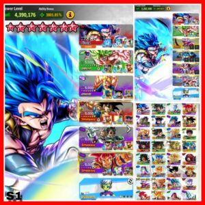 ⭐ANNY GOGETA BLU 14 STARS + FULL POWER BROLY 14 STARS + LEGENDS VEGITO 8 STAR++⭐ (S1)