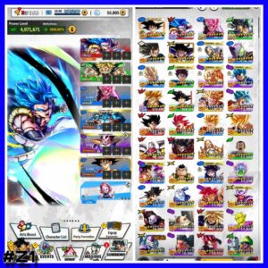 ⭐ANNY GOGETA BLU 8 STARS + FULL POWER BROLY 8 STARS + LEGEND ROSE' 8 STARS + 50K CHRONO⭐