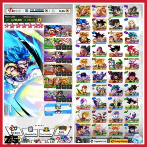 ⭐PROMO: ANNY GOGETA BLU 8 STARS + FULL POWER BROLY 10 STARS + MANY LL HIGH STARS + 30.000 CHRONO⭐ (Z5)
